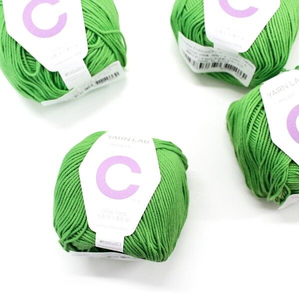 Knit Wit 韓国コットン編み糸 Cookie Cotton クッキーコットン 同色4玉入