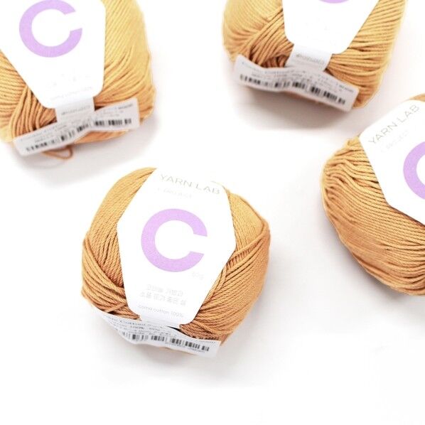 Knit Wit 韓国コットン編み糸 Cookie Cotton クッキーコットン 同色4玉入