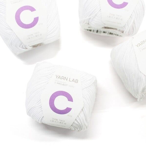 Knit Wit 韓国コットン編み糸 Cookie Cotton クッキーコットン 同色4玉入