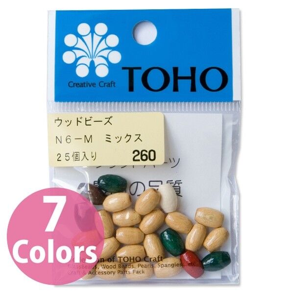 TOHO ウッドビーズ 25ヶ入り