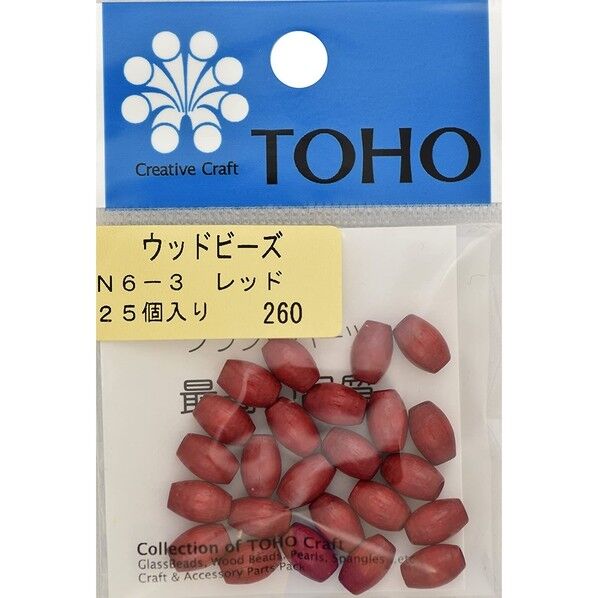 TOHO ウッドビーズ 25ヶ入り