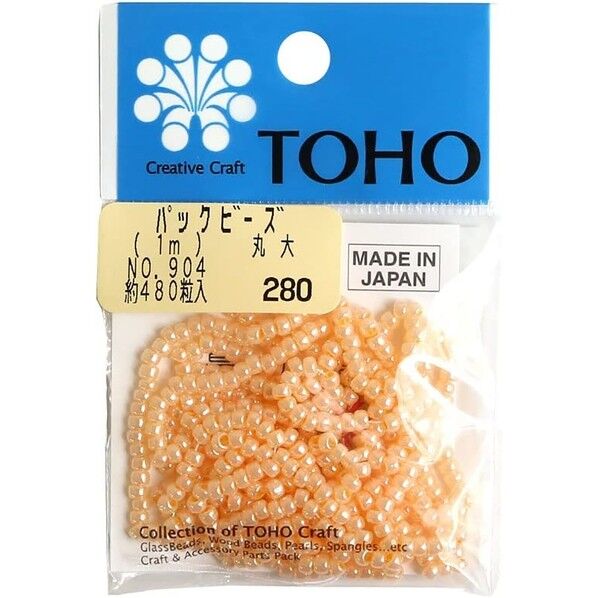 TOHO 丸大ビーズ 糸通しビーズ 1m入り No.904