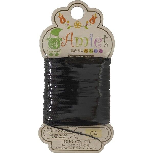TOHO Amiet 編み糸のあみいと 2,520decitex 20m巻