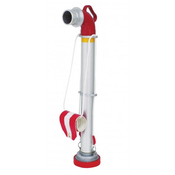 地下式消火栓用スタンドパイプ ロープ引上げ取り外し式 65Ax口金中心1000mm 10R-T6510A 1本