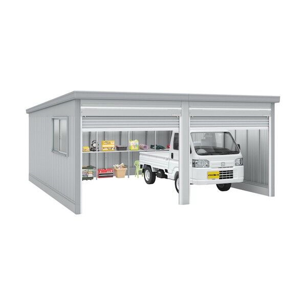 ガレージ ガレーディア GRN-2652SL-2 N 豪雪型 シルキーホイワイト