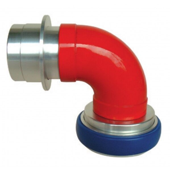 【媒介金具】アルミ製 町野式女×町野式男 90°エルボ 40Ax90° 11F90M4040A 1個