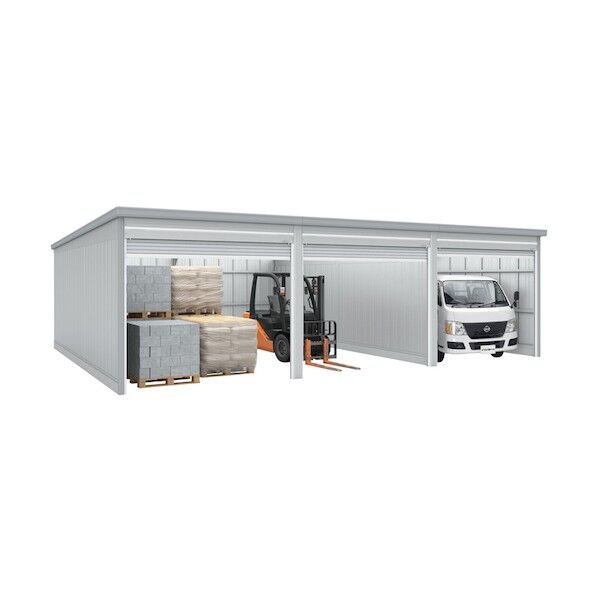 イナバ ガレージ ガレーディア GRN-3662SL N 高基礎 シルキーホイワイト シルキーホワイト AFB75U 1台