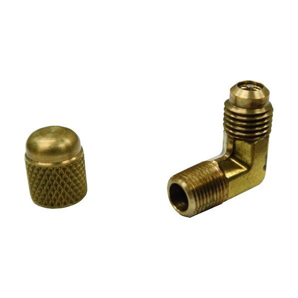 BBKテクノロジーズ エルボ 1/8NPT 1/4オスフレア(3個入) A31492 1点