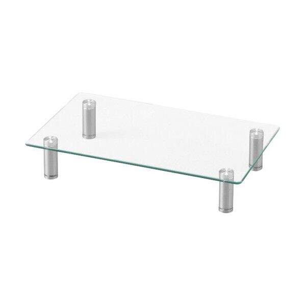 モニター台 ガラスタイプ W400 MNS-400G 1個