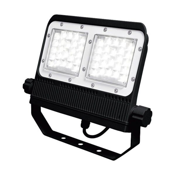 角型投光器 昼白色 80W 中角 FLS-80W-M-K5-R7-B 1点