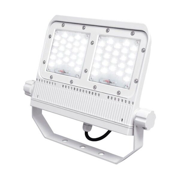 角型投光器 昼白色 80W 縦長 FLS-80W-WN-K5-R7-W 1点