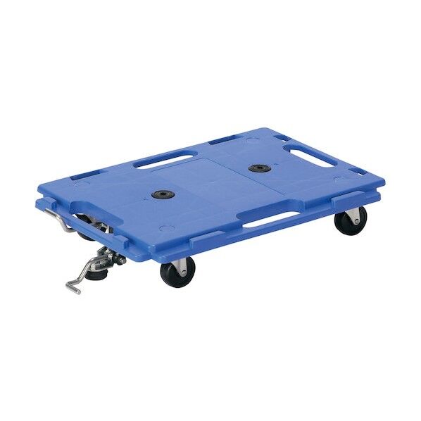 樹脂製コンパクト平台車 連結式 ストッパー付 CR15S 1点...