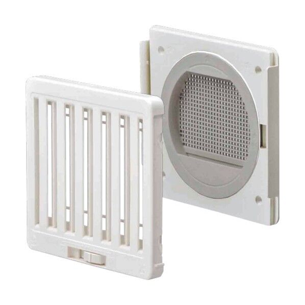 ＪＡＰＰＹ　換気用樹脂製レジスター　１００Φ　ハニカムメッシュ JKS100MWH 1