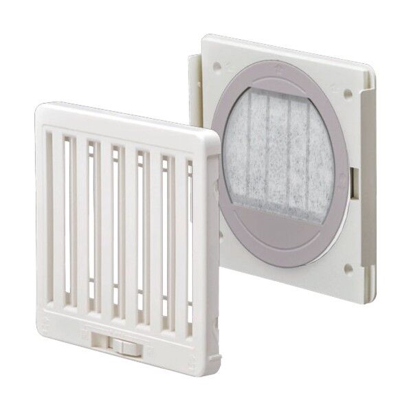 ＪＡＰＰＹ　換気用樹脂製レジスター　１５０Φ　不織布 JKS150FWH 1