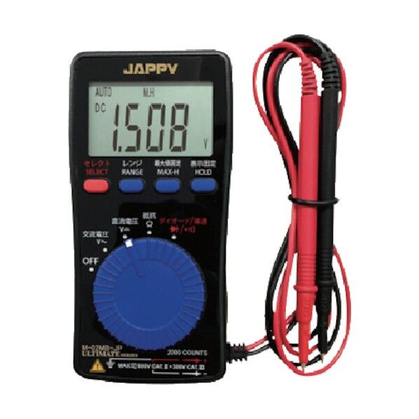 JAPPY JAPPY マグネット付デジタルテスタ M02MBJP 1