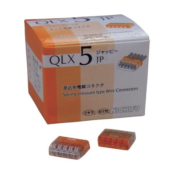 ＪＡＰＰＹ　差込形電線コネクタ　クイックロック　極数５ QLX-5-JP-OCL 50個