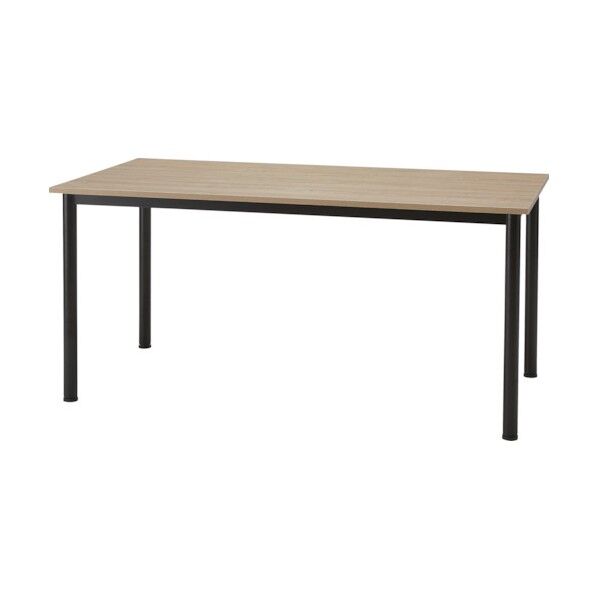 ユーティリティサイドテーブル 本体ブラック 天板フォレスト W1200D450H700 BLG-B124S FO 1台