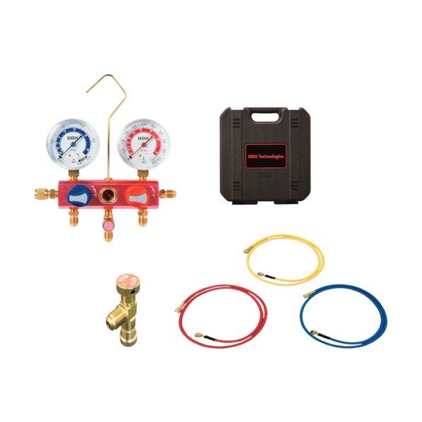 R410Aマニホールドキット(ボールバルブ式/CV入/90cm) 410-FMKK 1点