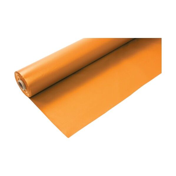 コロナワクチン接種会場用フロアシート オレンジ 0.35mm厚×187cm幅×50m巻 107430 1点