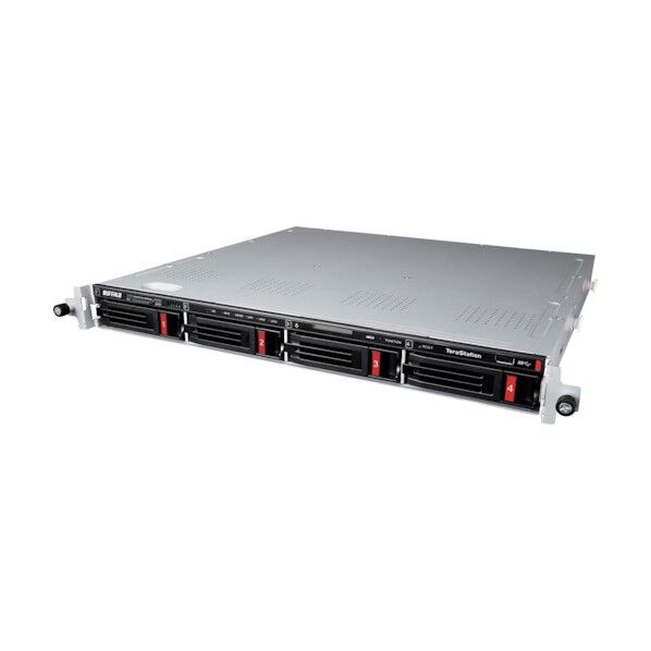 TeraStation TS5410RNシリーズ 10GbE標準搭載 法人向け 4ドライブNAS ラックマウントモデル 4TB TS5410RN0404 1個