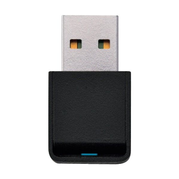 法人向け 11ac 433Mbps USB2.0用 小型無線LAN子機 WLP-U2-433DM 1個