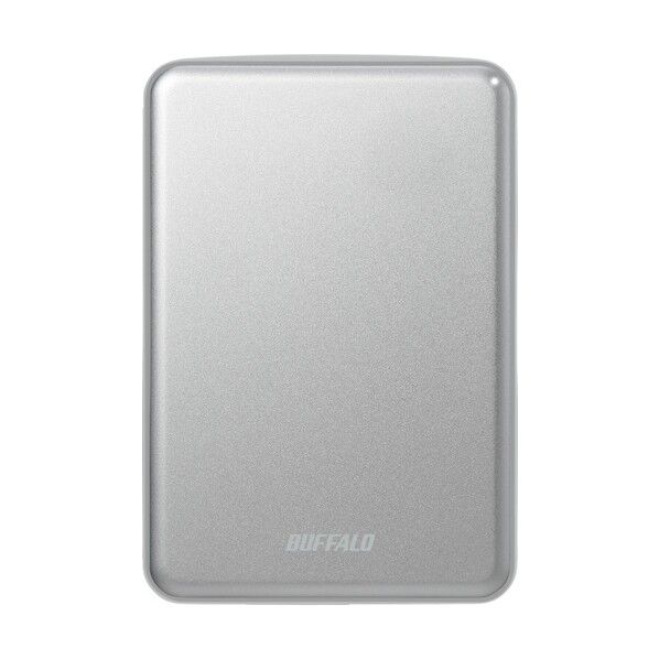 USB3.1(Gen.1)対応 アルミ素材&薄型ポータブルHDD 2TB シルバー HD-PUS2.0U3-SVD 1個