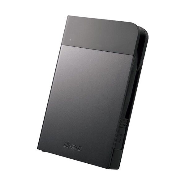 USB3.1(Gen1)対応 耐衝撃ポータブルHDD 2TB ブラック HD-PZF2.0U3-BKA 1個