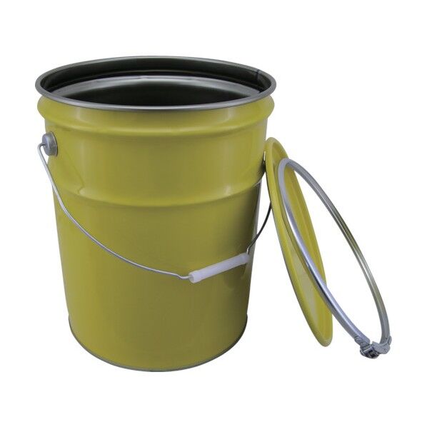 テーパー ハンドタイプペール缶 BT-20黄(アリ) 20L 91510-10 1点