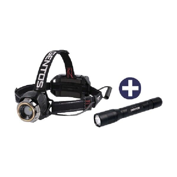 ジェントス LEDヘッドライト200RGセット GH-200RG-SET 1点