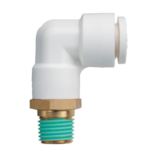 ワンタッチ継手Wシリーズ エルボ 6mm  PT3/8 WL-06-03 1点