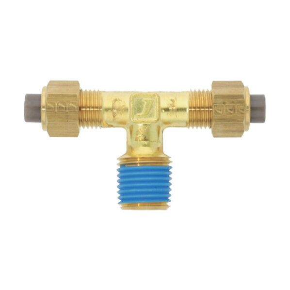 黄銅製継手(ミリ系列) テー 10×6.5mm PT1/4 PTA-10X6.5-PT1/4-BS 1点