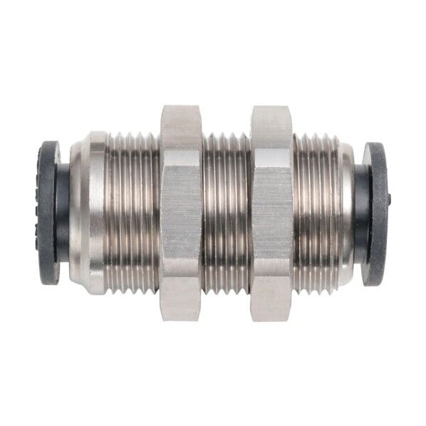 ワンタッチ継手Mシリーズ 隔壁ユニオン 8mm PUPM-8-BSM 1点