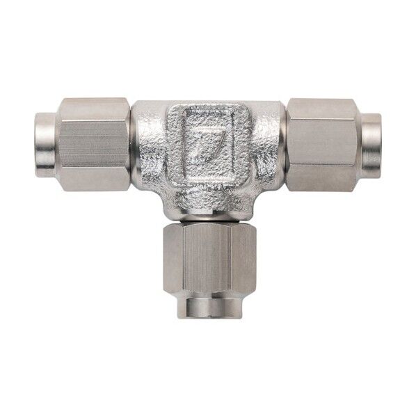 ステンレス継手 ユニオンティー(ミリ系列) 8×6mm TU-8X6-SUS 1点