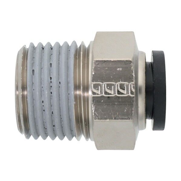 ワンタッチ継手Mシリーズ ニップル 10mm PT1/2 PNM-10-PT1/2-BSM 1点