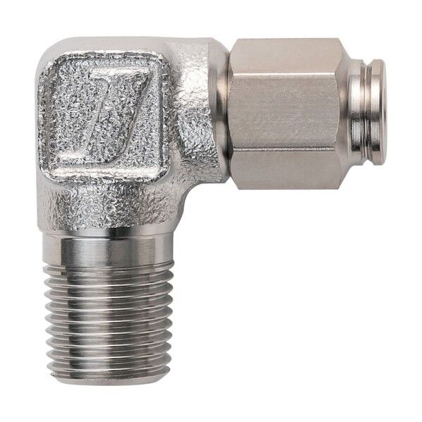 ステンレス継手 エルボ(インチ系列) 3.18×2.36mm  PT1/4 L-1/8-PT1/4-SUS 1点
