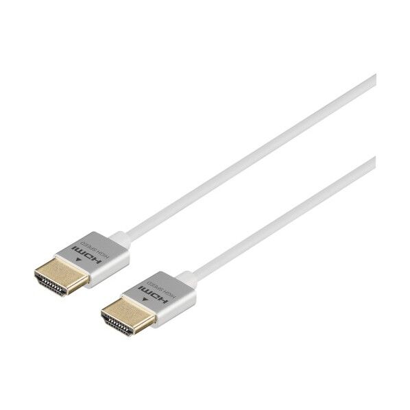 HDMIケーブル スリムタイプ ホワイト 0.7m BSHD3S07WH 1個