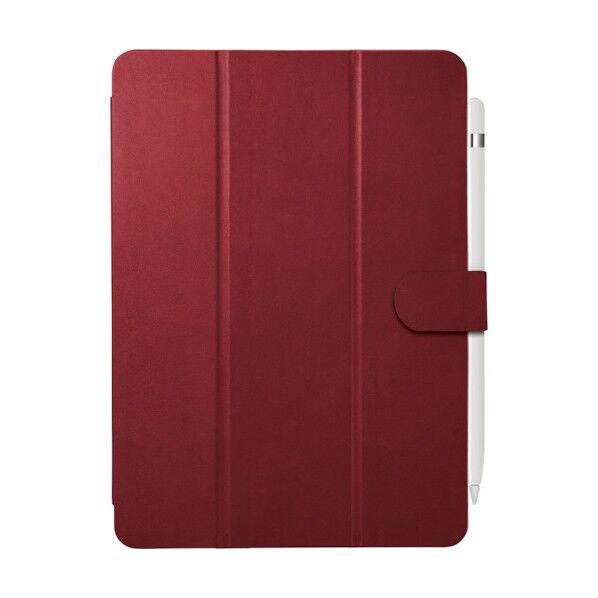 iPad 10.2用3アングルレザーケース レッド BSIPD19102CL3RD 1個