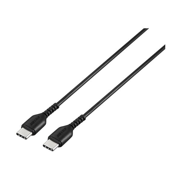 USB2.0ケーブル(Type-C to Type-C) ブラック 0.5m BSMPCCC105BK 1個