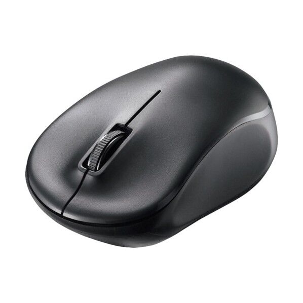 無線(2.4GHz) IR LED光学式マウス 3ボタン/電池長持ち ブラック BSMRW100BK 1個