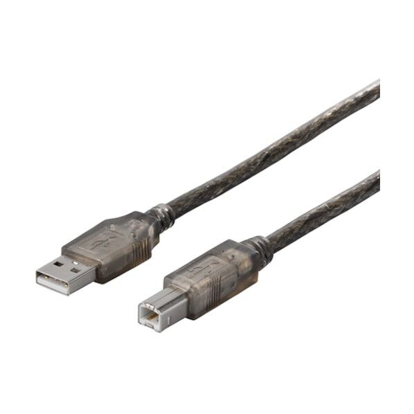 USB2.0ケーブル(A to B) ブラックスケルトン