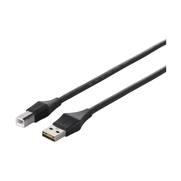 どっちもUSB2.0ケーブル(A to B) ブラック 1.0m BSUABDU210BKA 1個
