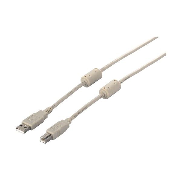 USB2.0ケーブル(A to B) フェライトコア付
