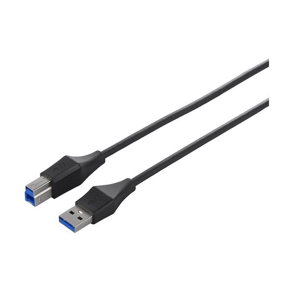 ユニバーサルコネクター USB3.0 A to B スリムケーブル ブラック 1.0m BSUABSU310BK 1個