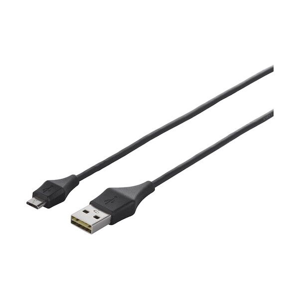 どっちもUSB2.0ケーブル(A to microB) ブラック 0.2m BSUAMBDU202BKA 1個