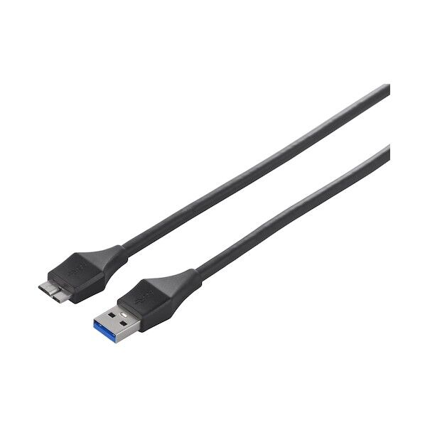ユニバーサルコネクター USB3.0 A to microB ケーブル 3.0m ブラック