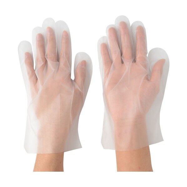 ポリエチレン手袋 外エンボス エコノミー  クリア SS 2018 100枚