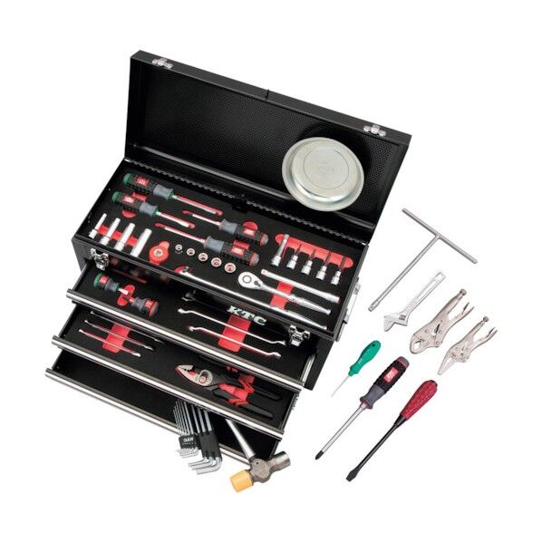 モーターサイクルツールセット(3段3引出し) ブラック SK35621XBKMC 1ケース