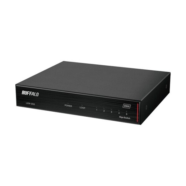 バッファロー 2.5GbE対応 5ポートスイッチングHub LXW-2G5 1個...