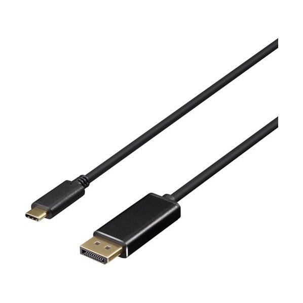 ディスプレイ変換ケーブル USB Type-C - DisplayPort 1m ブラック BDCDP10BK 1個