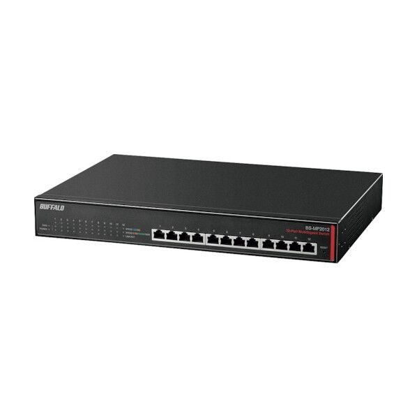 レイヤー2 マルチギガ(10G/5G/2.5G/1000M/100M)対応スイッチ 12ポート BS-MP2012 1個